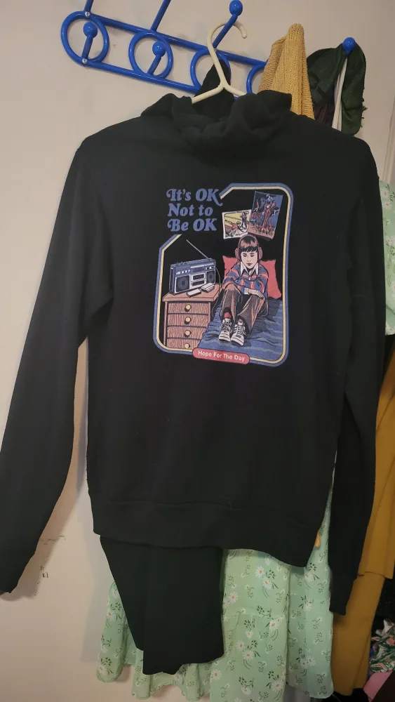 Steve Rhoades "It's okay to not be okay" Zipped Hoodie (S) image indicator(3)