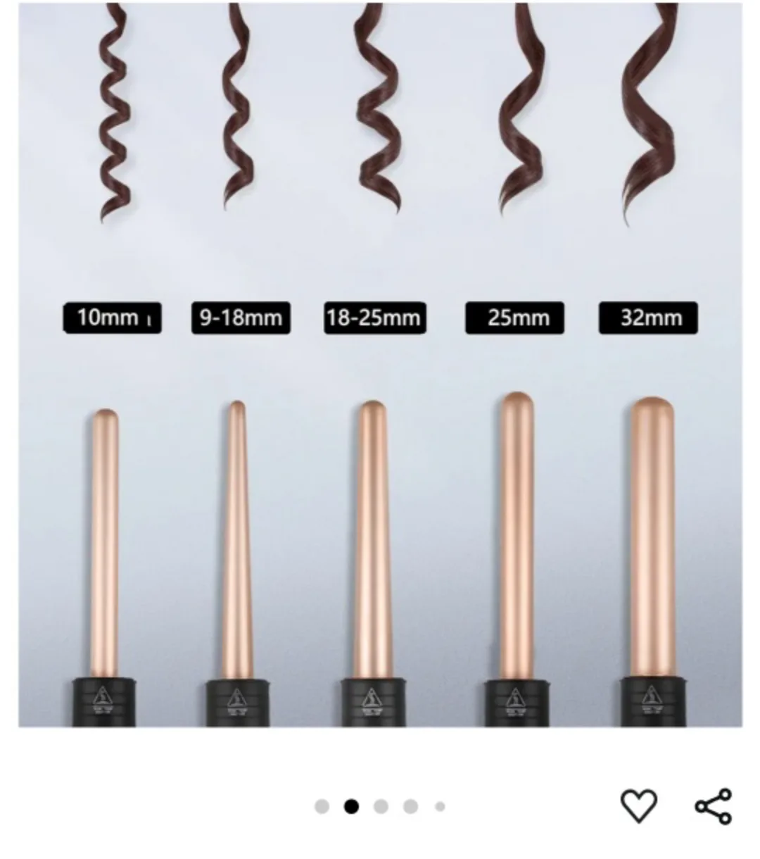 4-in-1 Curling Wand Set with Carrying Case image indicator(4)