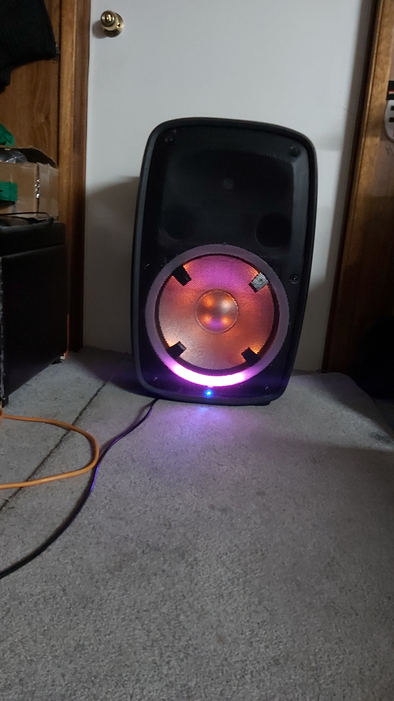ION Audio Total PA Glow 2 400W Bluetooth Speaker with Mic
