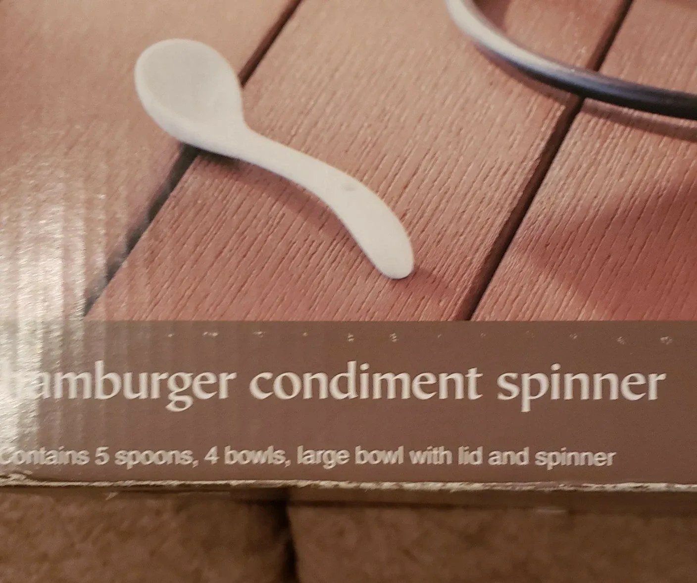 Pier 1 Imports Hamburger Condiment Spinner image indicator(2)