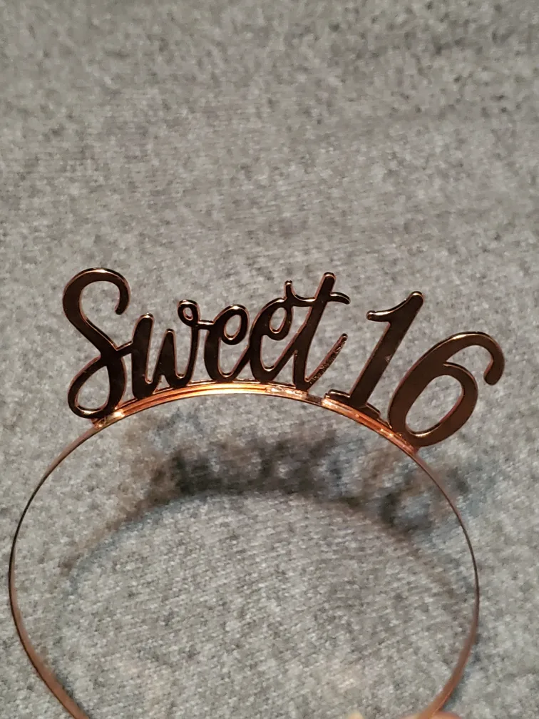 Rose Gold Sweet 16 Headband image indicator(3)