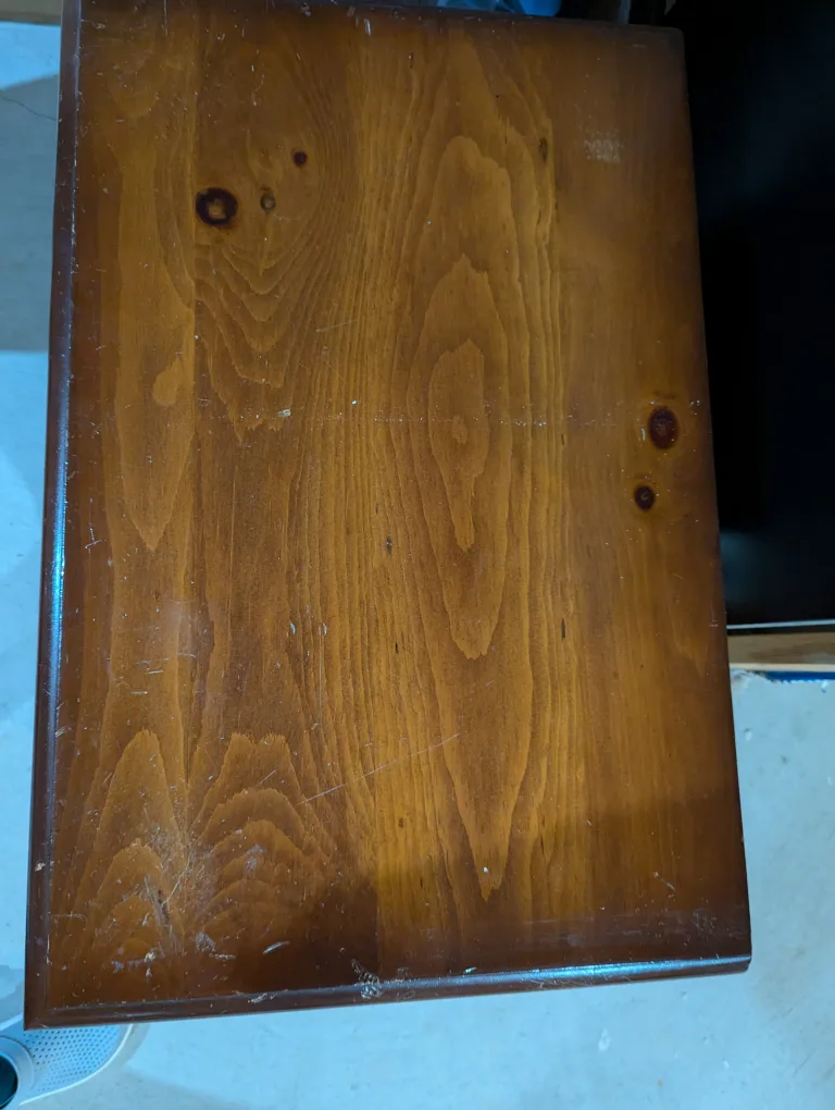 🏈 Wooden Two-Drawer Nightstand image indicator(2)