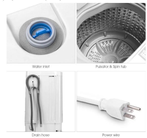 Compact Portable Mini Washing Machine 💚 - photo 4
