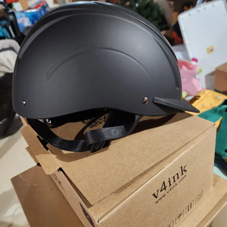 Fouganza Riding Helmet - Black thumbnail