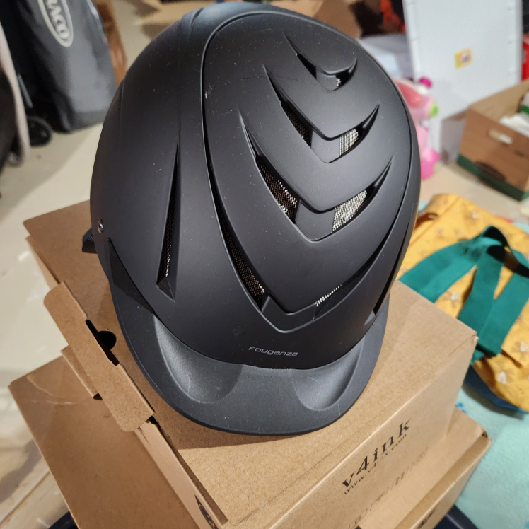 Fouganza Riding Helmet - Black - photo 2