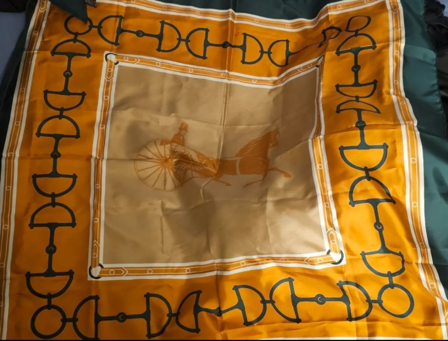 Vintage Celine 100% Silk Scarf Authentic image indicator(5)