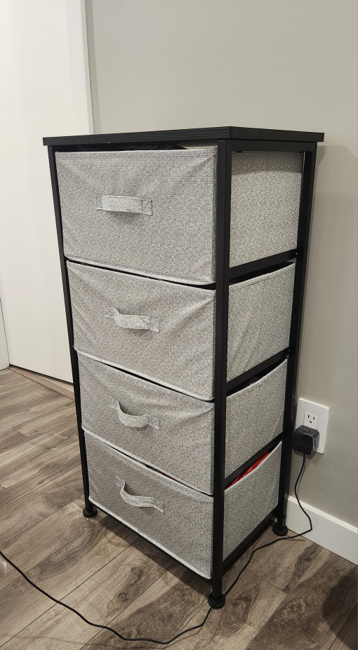 Four-Drawer Fabric Storage Organizer