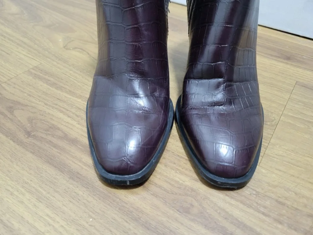 Women's Croc-Embossed Ankle Boots image indicator(7)