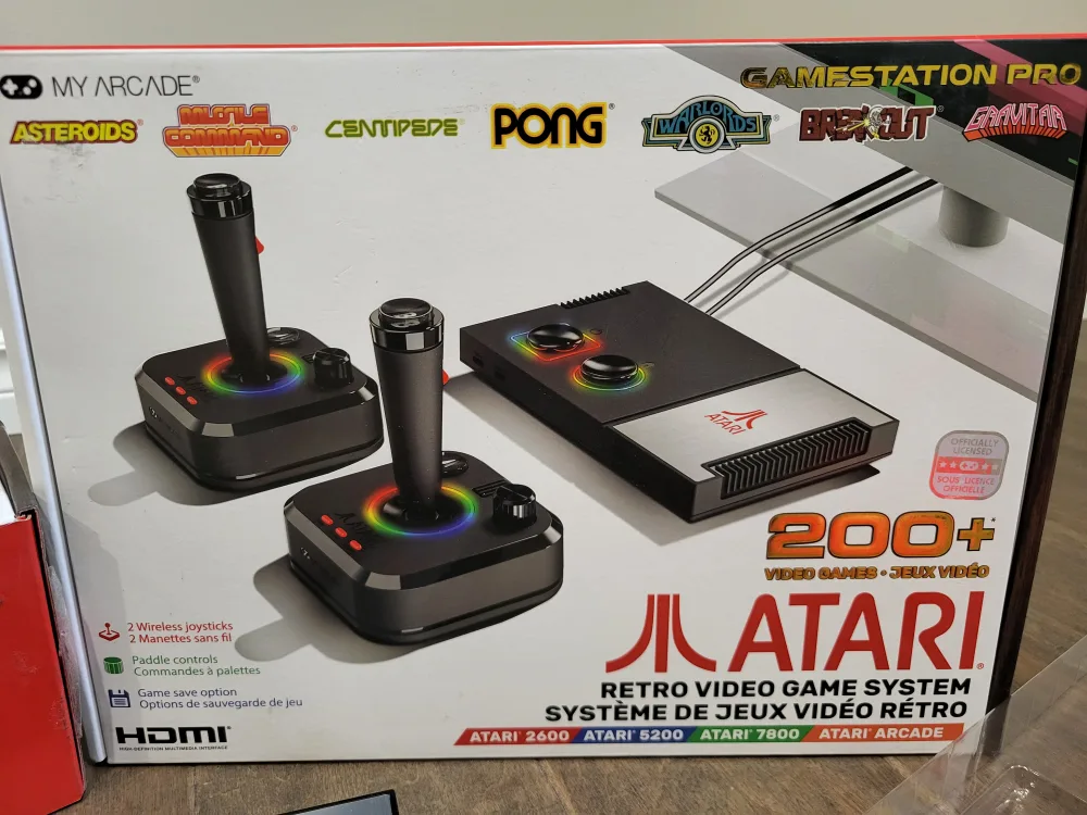 Atari 200+ Retro Video Game System with 2 Wireless Joysticks image indicator(5)
