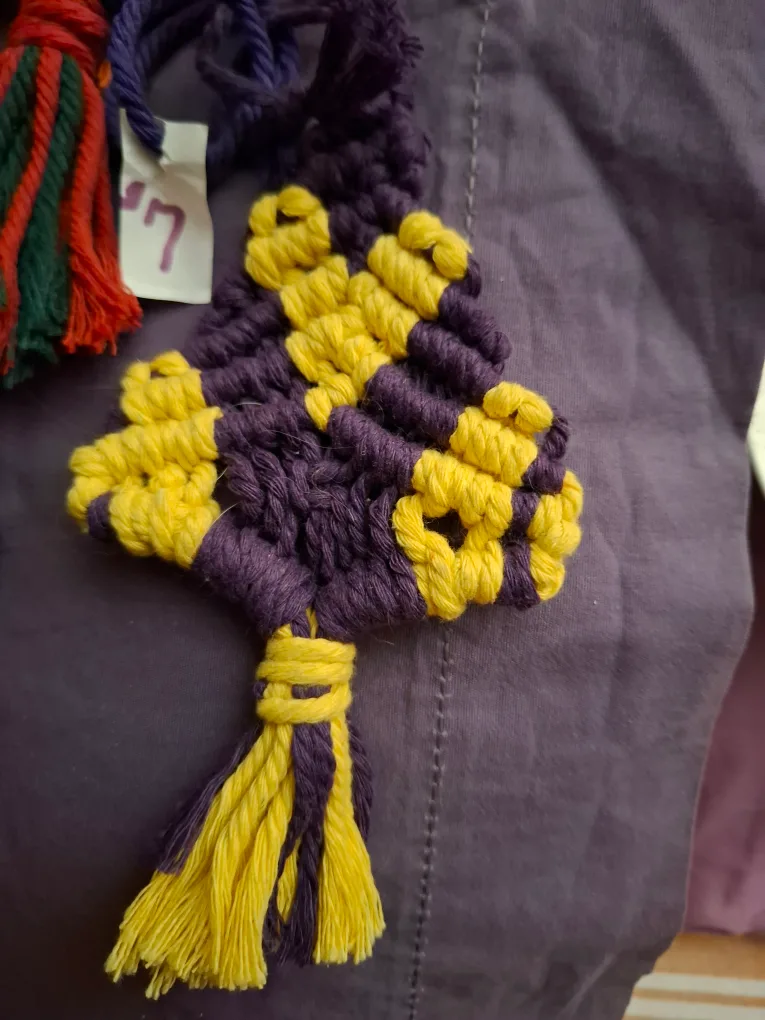 Handmade Macrame Christmas Tree Ornaments image indicator(2)