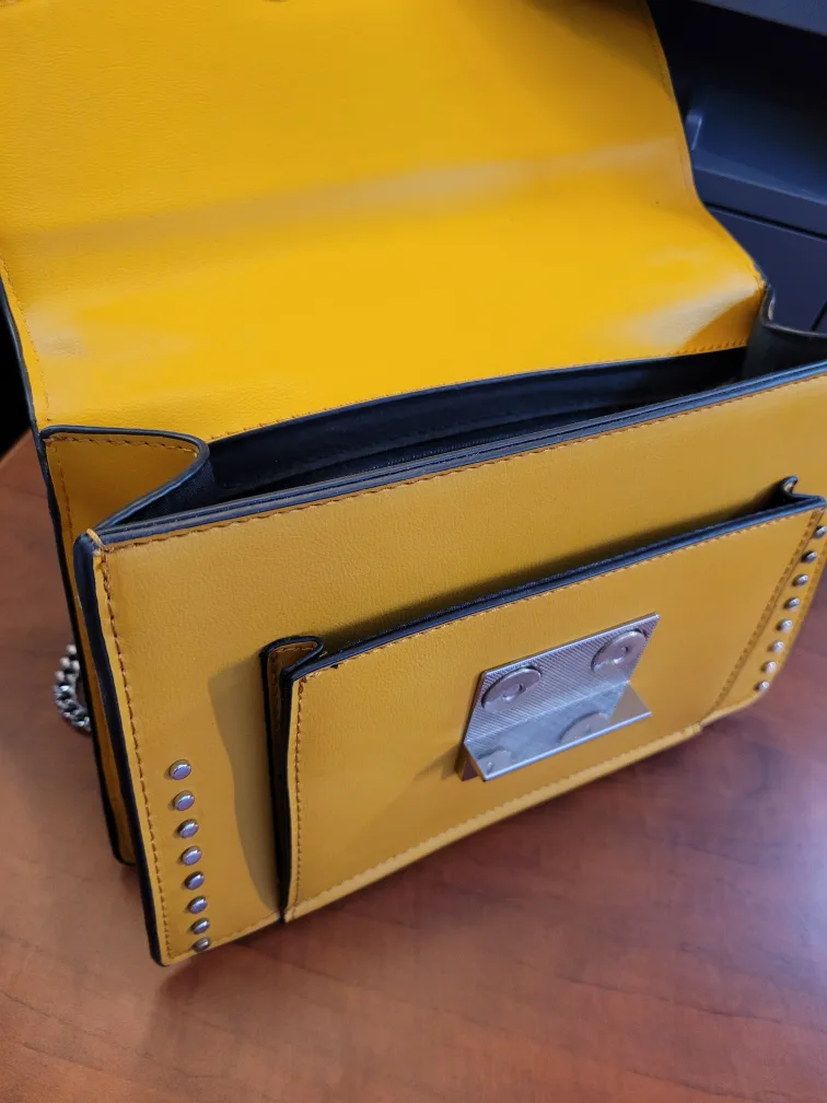 Mustard Yellow TopShop Crossbody Bag image indicator(4)