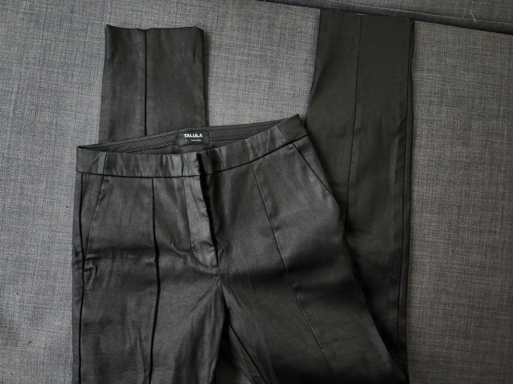Tallulah Black Leather Look Pants - photo 3