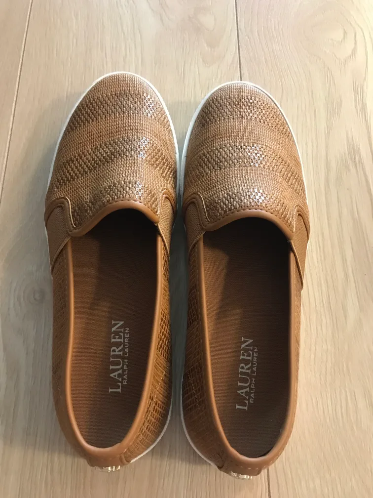 Brand new Ralph Lauren women's woven slip-on shoes image indicator(5)
