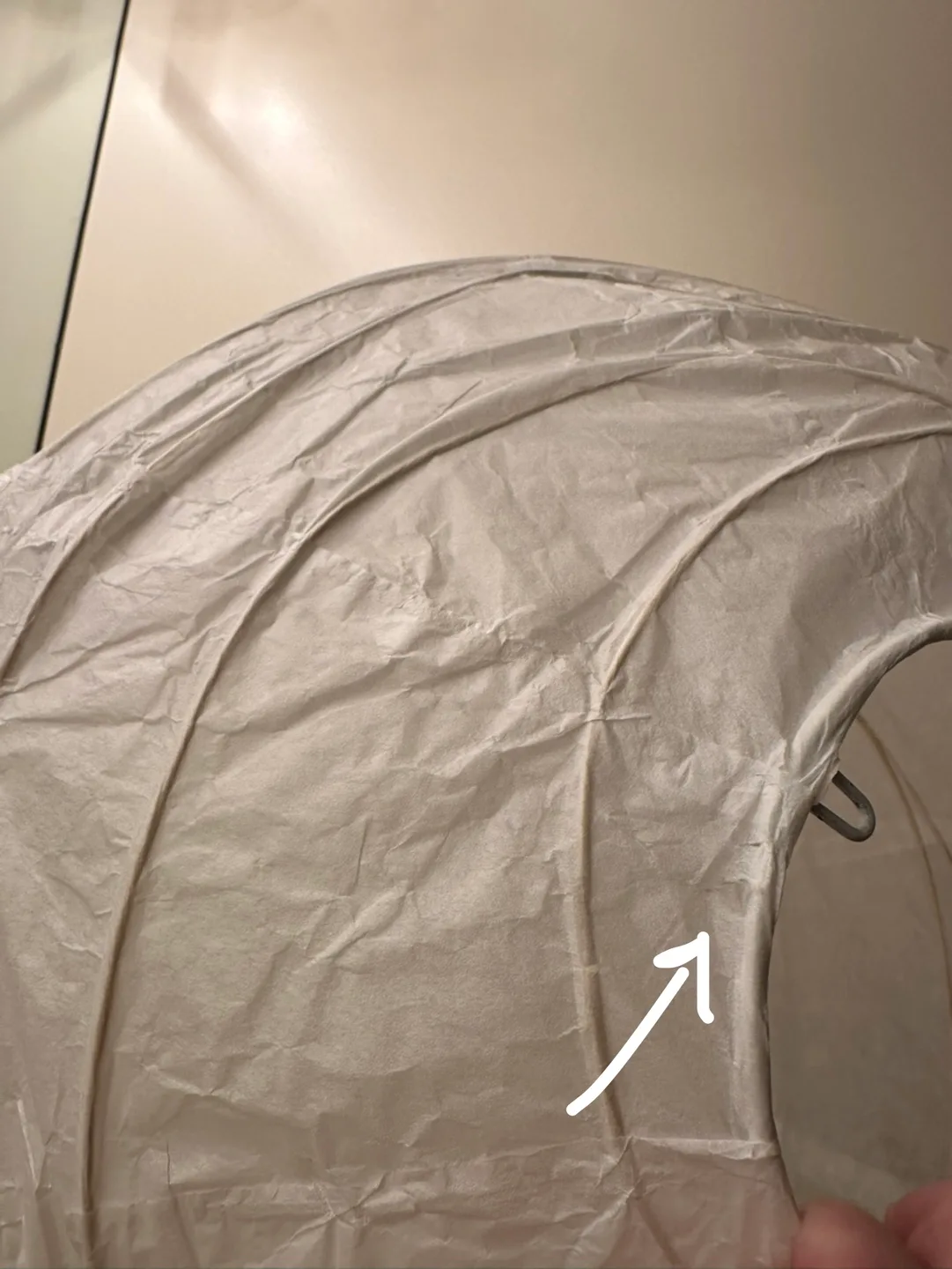 Rigolit Ikea paper pendant lamp shade #freecycle image indicator(4)