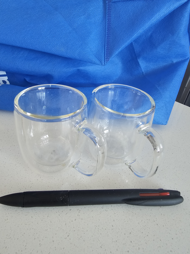 Glass Teapot and Two Mugs Set - photo 3