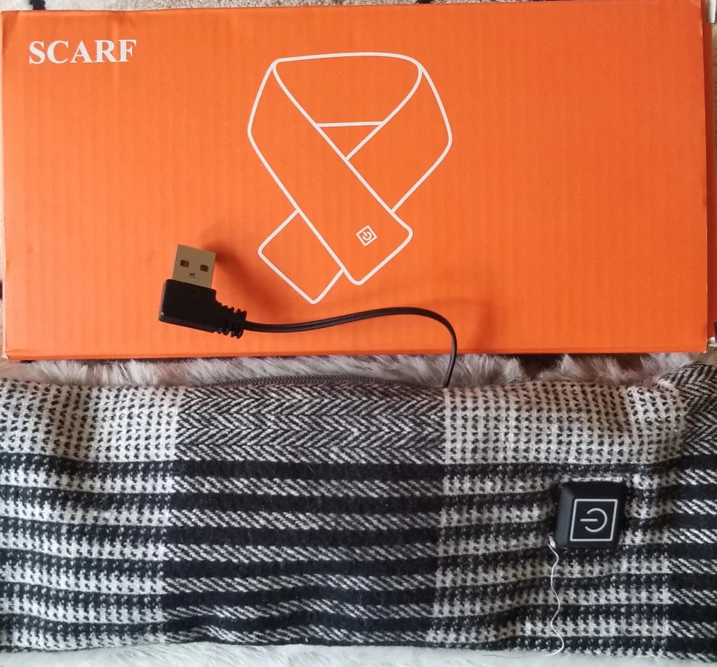 Heated Scarf - 5000mAh Battery - Winter Warmth image indicator(4)