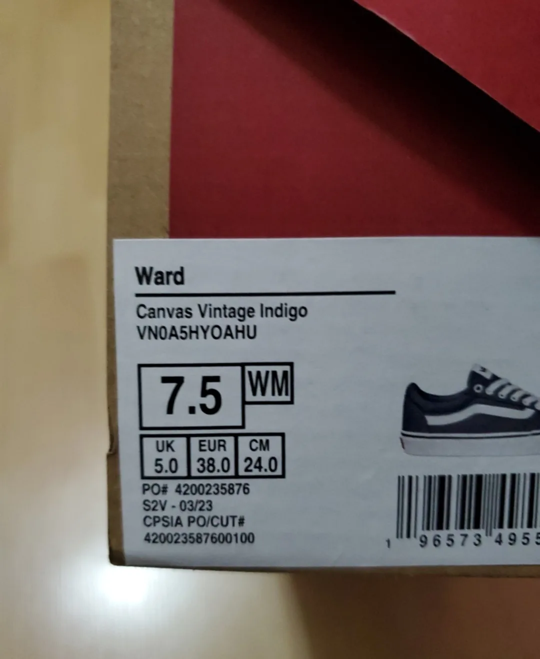 VANS women's ward low top sneaker image indicator(5)
