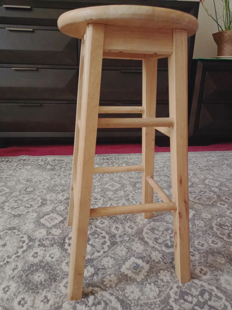 Wooden Bar Stool 🏈🏈 image indicator(2)
