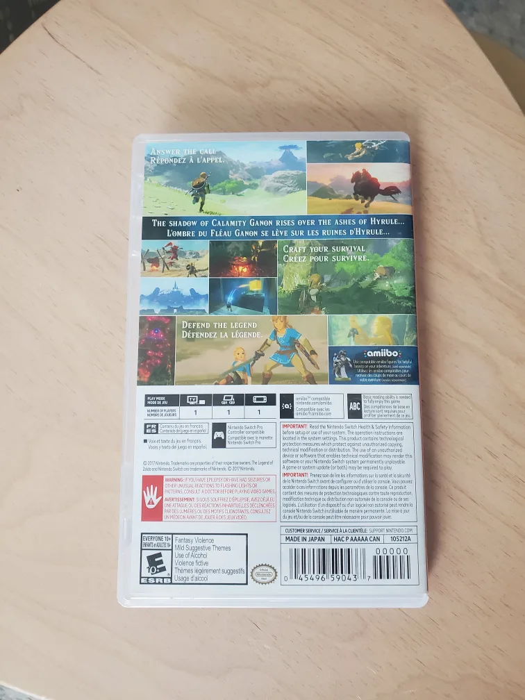 The Legend of Zelda: Breath of the Wild Nintendo Switch Game image indicator(3)