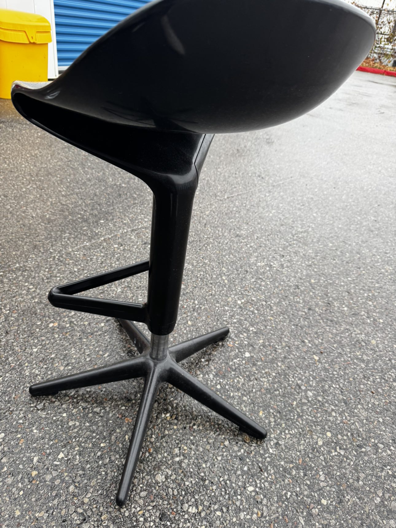 Egg shape bar stool Mcm design - photo 4