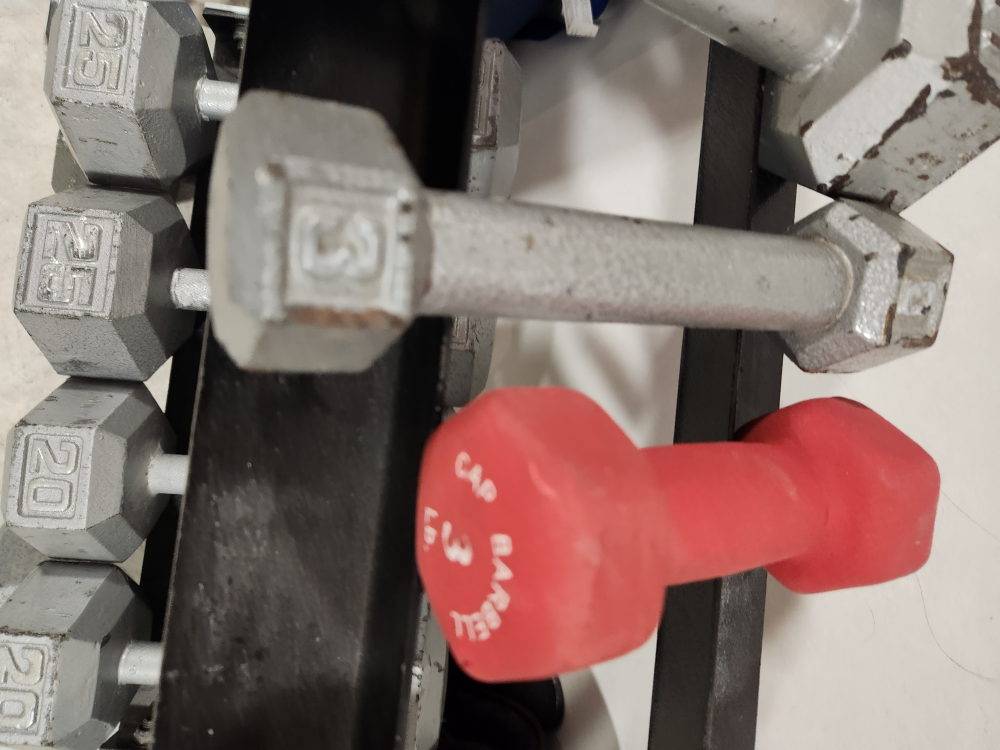 3 lb dumbells