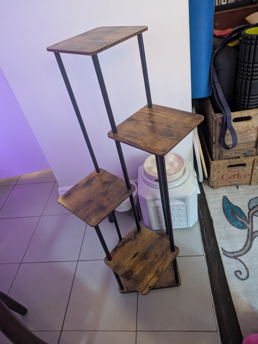 Rustic 4-Tier Plant Stand