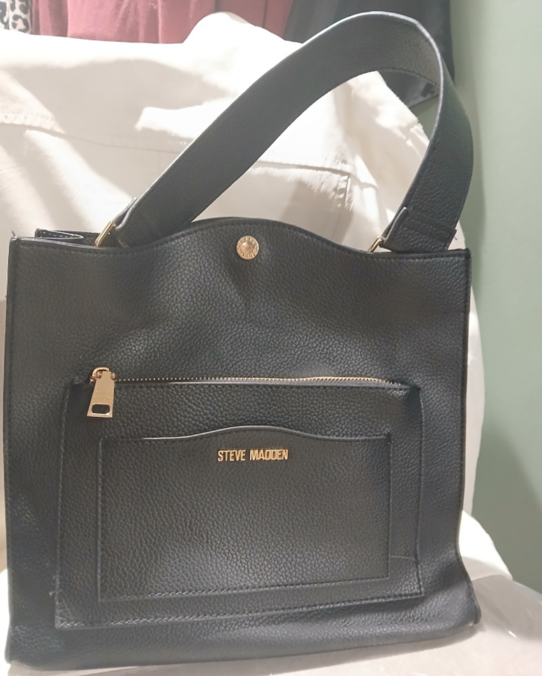 Steve Madden Black Tote Bag - photo 2