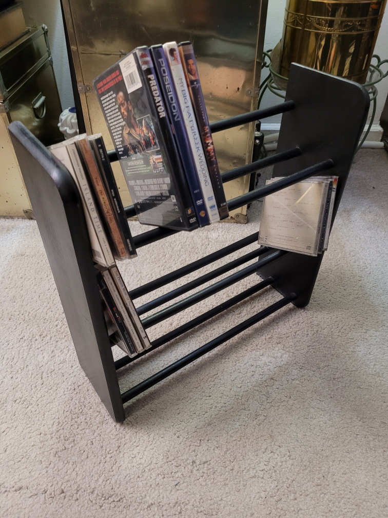 Black DVD/CD Rack