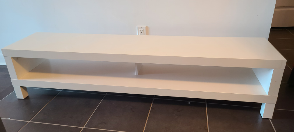 White TV stand / table - IKEA