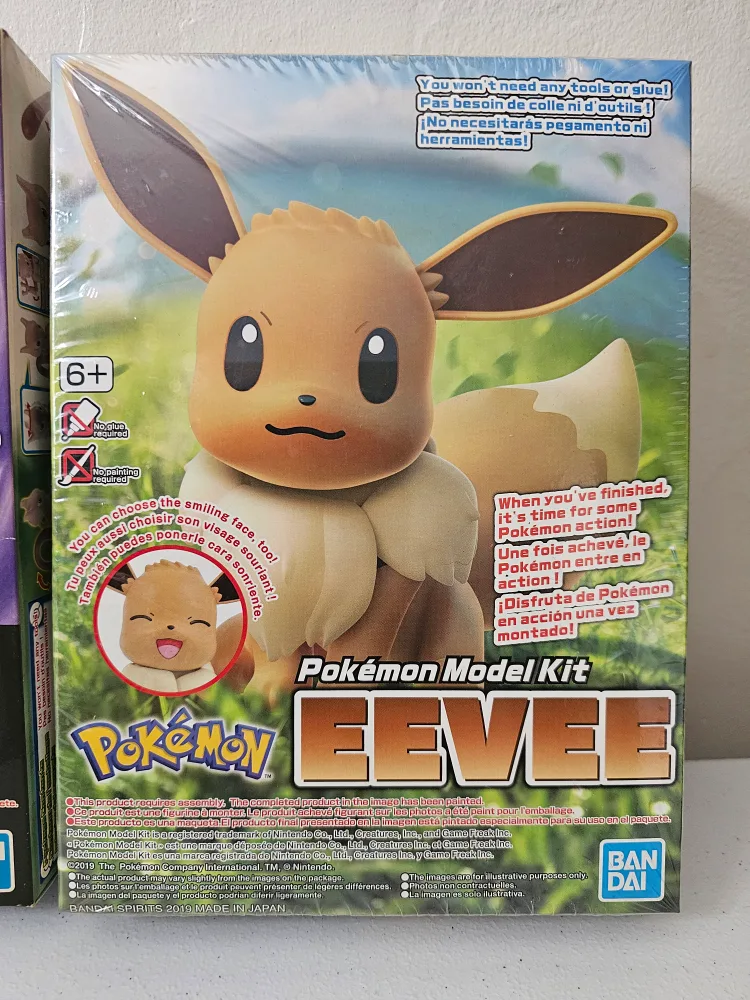Pokemon Model Kits (Pikachu, Mewtwo, Eevee) image indicator(4)