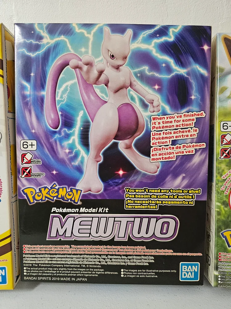 Pokemon Model Kits (Pikachu, Mewtwo, Eevee) image indicator(3)