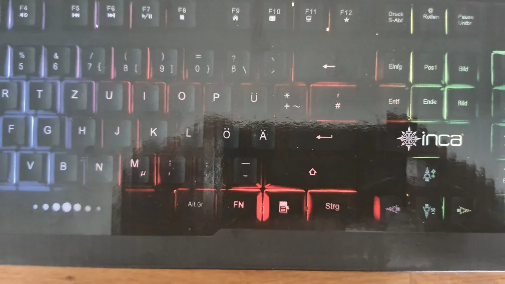 Inca IKG-448 German Keyboard and Mouse Combo image indicator(2)