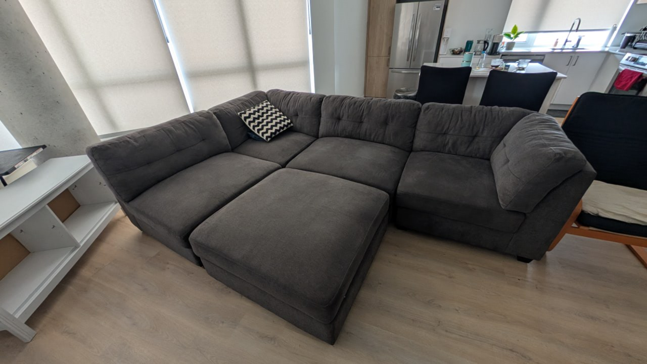 Grey Sectional Sofa - photo 3