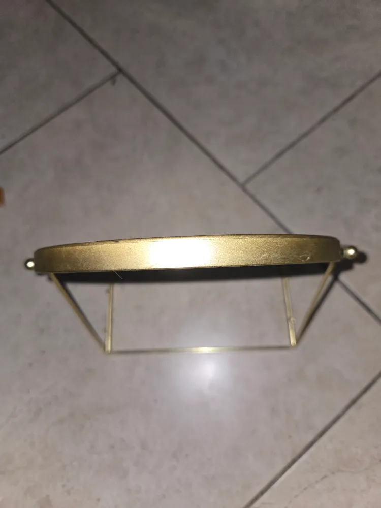 Gold Metal Vanity Mirror image indicator(3)