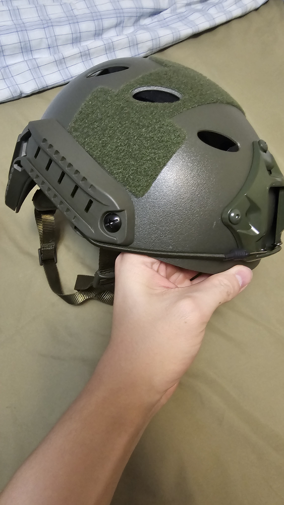 Helmet and ear pro package