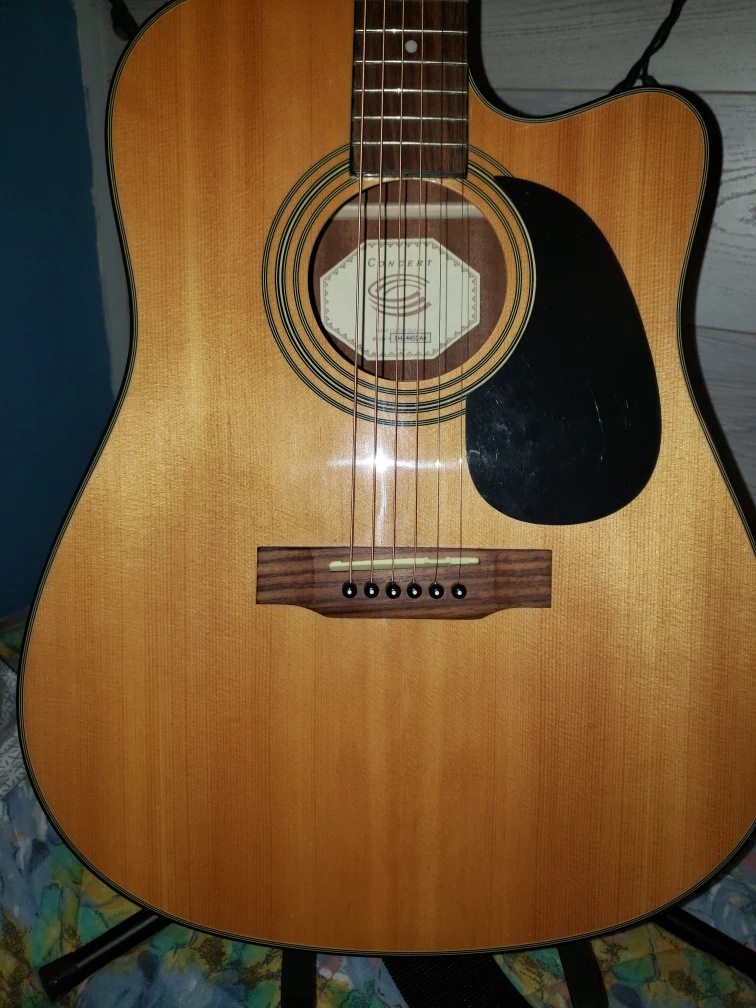 Concert electric acoustic guitar