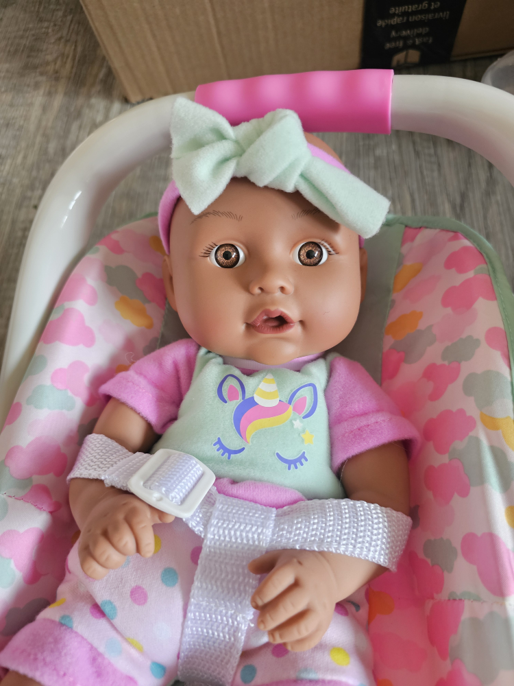 Adorable Baby Doll in Car Seat Playset - photo 4