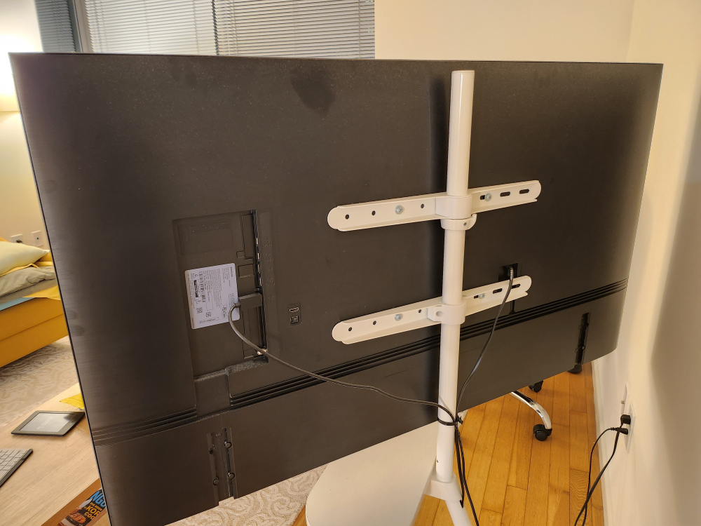 TV Stand with Wooden Legs - photo 2