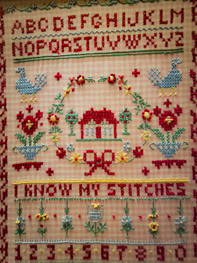 1960s Cross Stitch Sampler - photo 2
