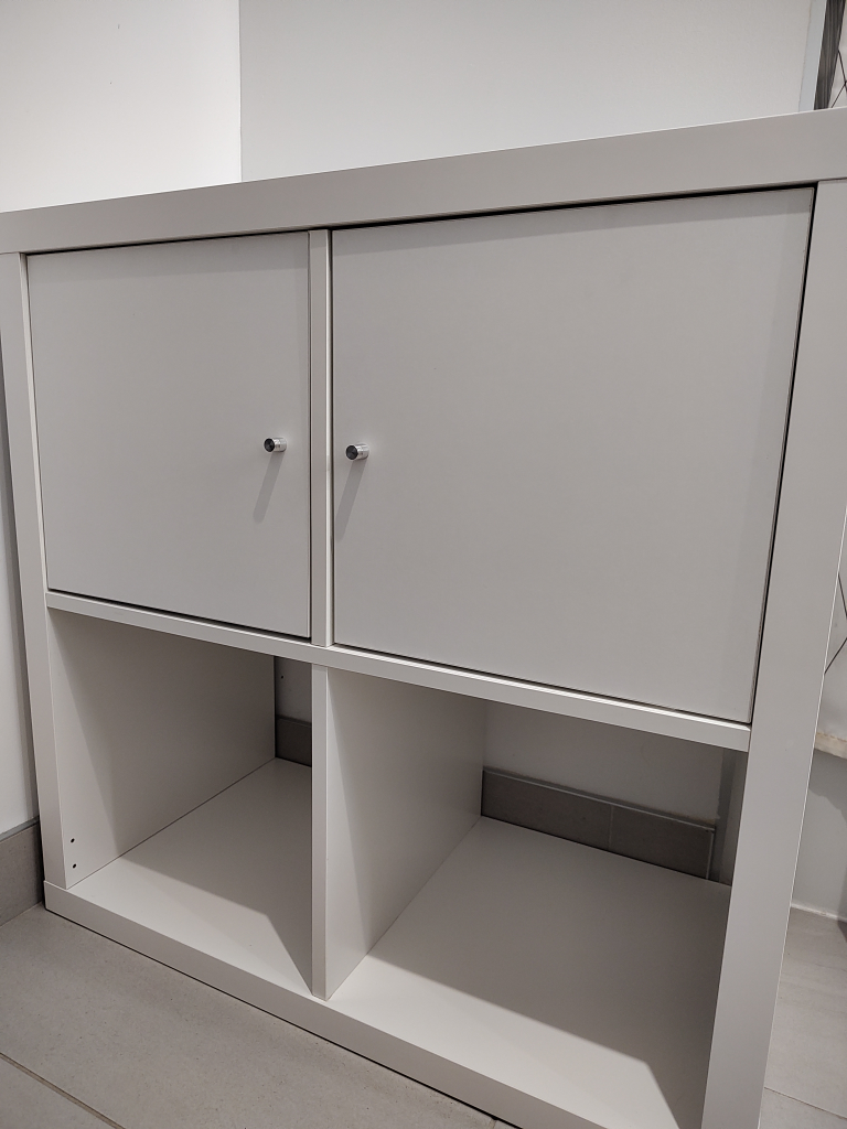 IKEA KALLAX  with Two Doors and Shelves