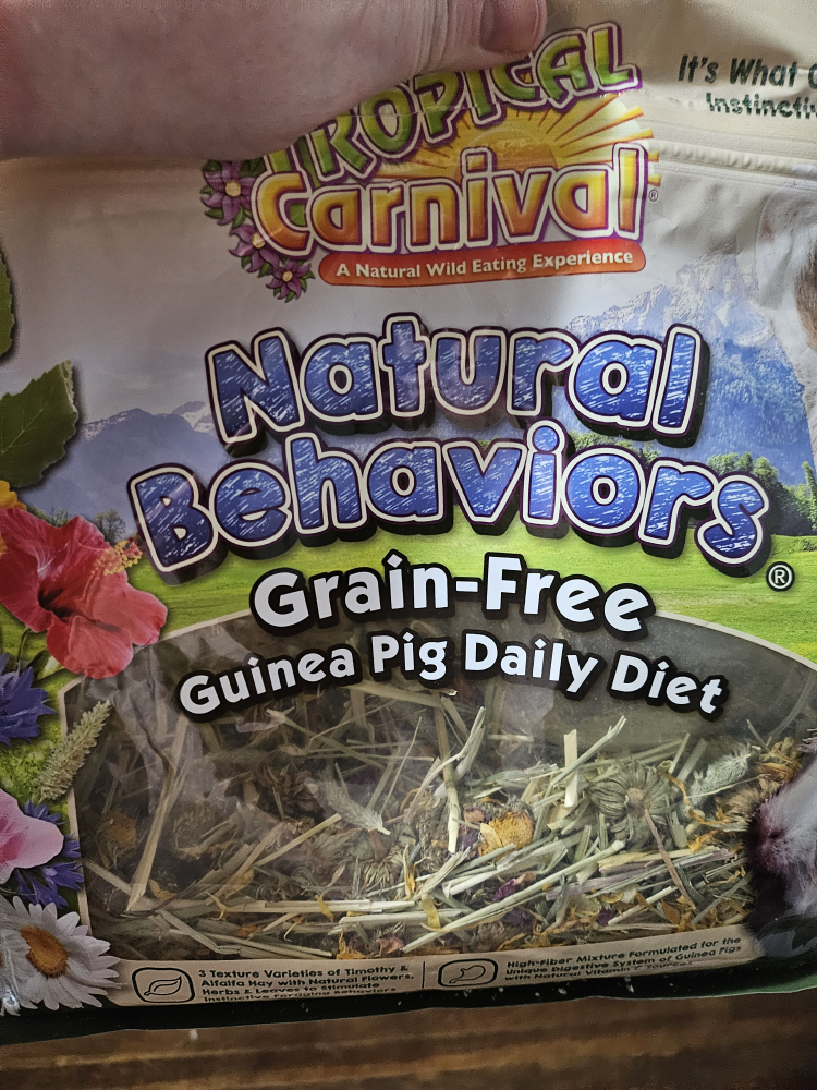 open bag Grain-Free Guinea Pig Daily Diet