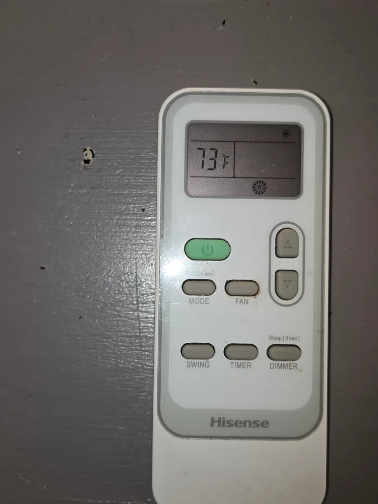 Hisense Portable Air Conditioner with Exhaust Hose and Remote image indicator(3)