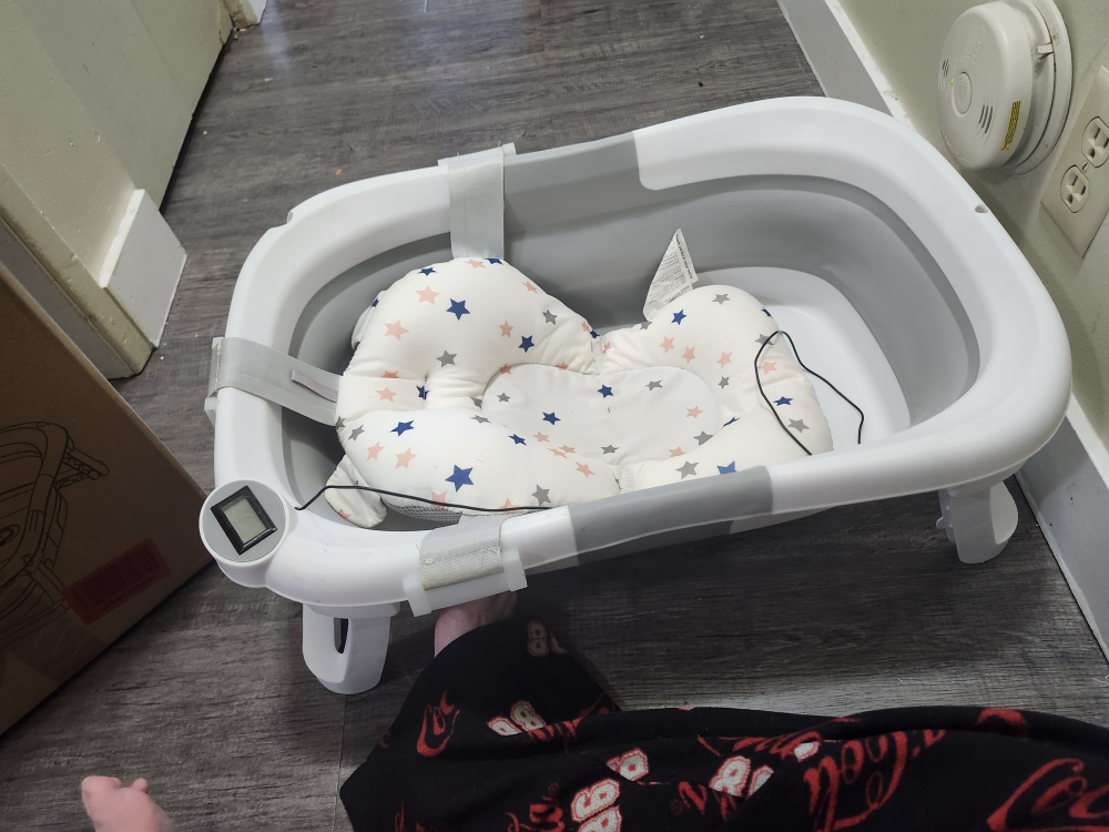 Foldable Baby Bathtub with Newborn Support - photo 2