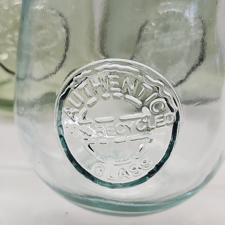Set of Five Authentic 100% Recycled Glass Tumblers - photo 3