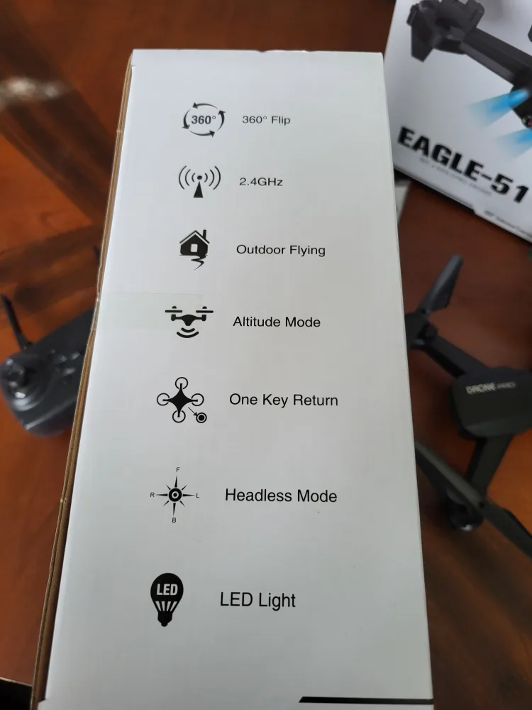 Lina Electronics Eagle-51 Drone with Remote and Accessories image indicator(6)