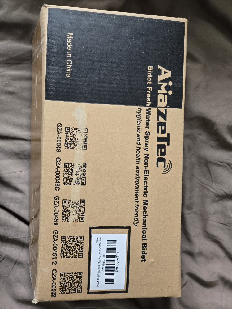 AmazeTec Hot/Cold Mechanical Bidet Attachment