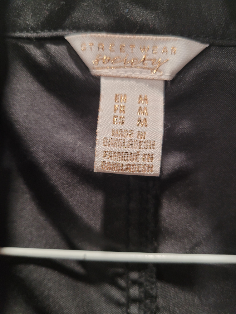 Streetwear Society Black Jacket Size M - photo 3