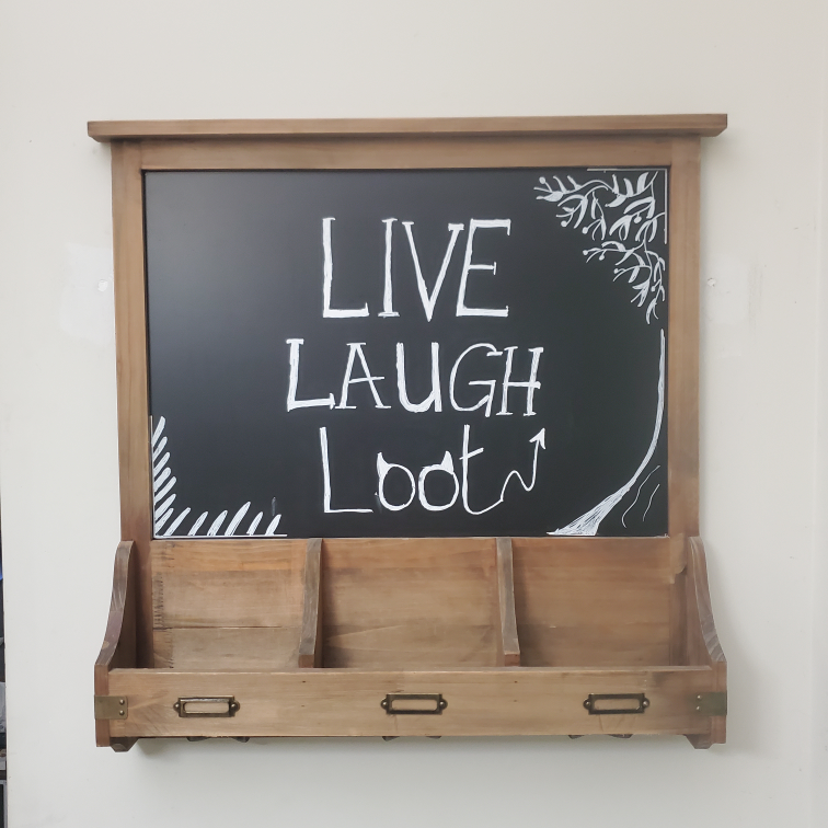 Funny Rustic Wooden Chalkboard