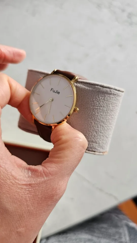 Fujie Outdoor Watch - Brown Leather Strap image indicator(3)