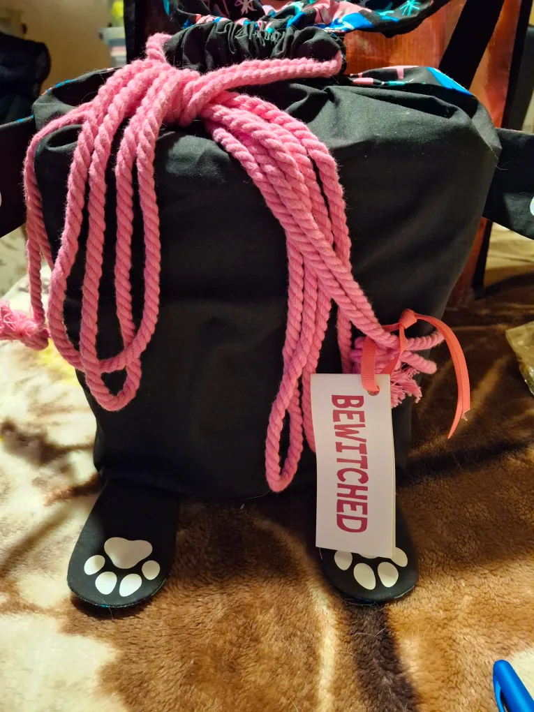 Bewitched Cat Drawstring Bag image indicator(2)